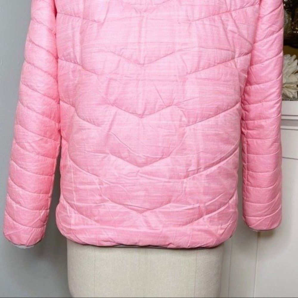Under Armour ColdGear Reactor Winter Coat Pink Girls Youth Kids Large - Picture 11 of 11